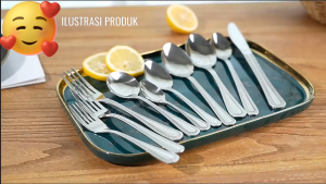 Paket Hemat 36pcs Sendok Makan Stainless - Kitchenware