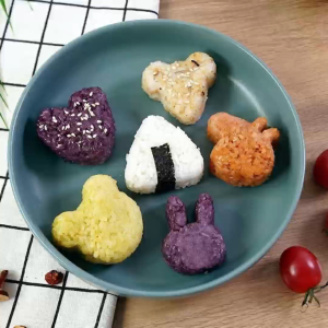 Sushi Maker Tool Set Rice Ball Mold Makers for Bento Kids Kitchen Tools Little Bear Piggy Sushi Molder MK