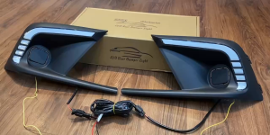 Honda Civic FE 2022 Front Bumper DRL Daylight With Signal Running LED Light Fog Lamp Cover DRL