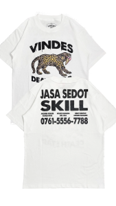 vindes death star putih baju Distro kaos custom - Cotton Combed 24s tebal