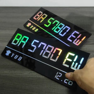 Plat Nomor Variasi Hologram Sepeda Motor Baut Tanam