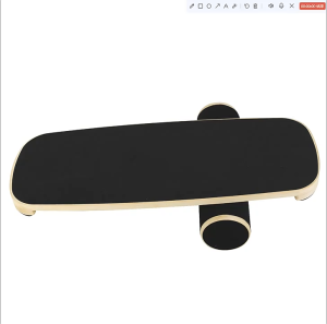 Yoga Wooden Balance Board Indoor Mute Fitness Yoga Skiing Surfing Paddle Board Core Training Wood Surf Balance Board Expert
