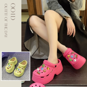 QZshop พร้อมส่ง รองเท้าหัวโตแฟชั่น เสริมส้นสูงเพิ่มความน่ารัก แถมเบาใส่สบายเท้ามากๆใส่ได้หลายโอกาสใส่เที่ยวใส่ทำงานก็เริ่ดอยู่น๊าาาแถมตัวติดด้วยบอกคำเดียวว่าคุ้มจริงง