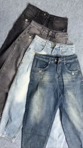 Quần Jean Nam Cạp Cao Ống Suông Rộng Quần Bò Baggy Nam Form Xuông Chất Jeans Mềm Dày Dặn Xu Hướng 2024 - Jean59