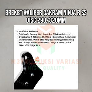 Breket Dudukan Kaliper Cakram Depan Ninja R SS 290 300 Piringan Disc 290/320