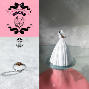 HCB❤Sailor Moon Pink Heart Ring - Adorable Simple Pink Ring for Fans of Sailor Moon!