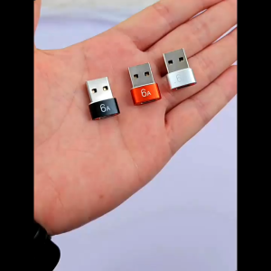 Vibox 6A Usb To Type c Adaptor Converter Charger Otg Konektor Tipe C Female Universal Converter Adapter Usb Interface