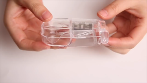 [iRojak] Portable Medicine Cutter Pill Cutter Tablet Splitter Case Tablet Dispenser 切药器 药盒 Pemotong Ubat - TV22