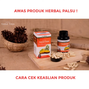 Obat Herbal Bibir Miring Mencong Wajah Kaku Sebelah Mati Rasa Stroke Bells Palsy Kapsul Gamat Emas