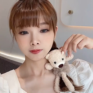 Ikat Rambut Boneka Beruang Schrunchie Ikat Rambut Anak Boneka Bear Lucu