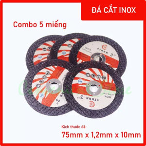 Đá cắt Inox cho máy mài góc Mini 75x1.2x10mm