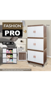 CLUB Fashion Pro 50 Lemari Plastik Serbaguna Susun 2 3 4 5 (Anti Banjir Rayap Jamur)