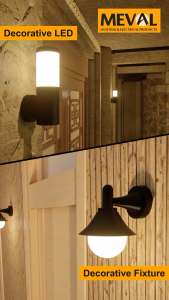 MEVAL Rumah Lampu Dinding Dekoratif Wall Lamp Modern