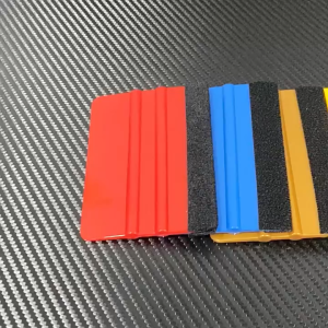 Scraper Kape Beludru 10X7cm Kapi Rakel Gesut Beludru Alat Bantu Pasang Stiker Kaca