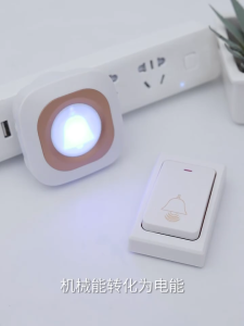 🔥SG Ready Stocks🔥Wireless Doorbell Long Wireless Range Long Term Secure Use Adjustable Volume Battery Free Operation