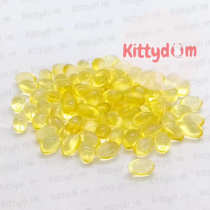 KITTYDOM Vitamin Omega Fish Oil Minyak Ikan 100 Butir Tung Fish Tunghai Tung Hai Liver Pelebat Bulu Jaga Imun Hewan Kucing Anjing Kelinci Hamster Sugar Glider
