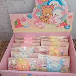 Taba Squishy Squeeze Stress Relief Mainan Pencet Anti Stress Karakter Kartun