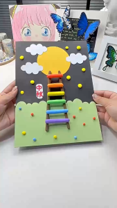 Tập 10 tờ giấy bìa cứng A5/A4/A3 màu đen trắng vẽ tranh làm craft handmade LIM DIY