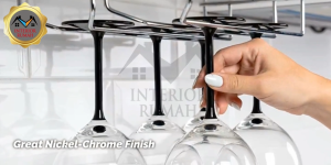 Rak Gelas gantung / Rak Gelas Gantungan 1 baris 2baris 3bari dan 4baris FREE SEKRUP