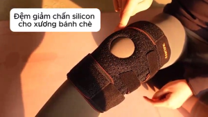 Bó gối bảo vệ dây chằng AOLIKES A-7611 có trợ thanh trợ lực bảo vệ tối ưu cho mọi hoạt động thể thao