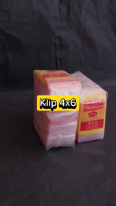 Kantong Plastik Klip 4x6 Isi 100pcs Clip Ziplock Zipper Pouch / Kantong Plastik Klip Emas