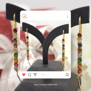S0121 Multi Gemstones Earrings