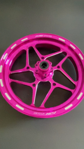 ล้อหน้าแต่ง 12 นิ้ว ยี่ห้อ FJN (12*2.5J) มอเตอร์ไซค์ไฟฟ้า จักรยานยนต์ไฟฟ้า ล้อแม็ก