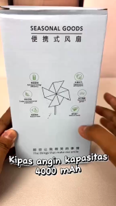 【COD】NETPAC Kipas Angin Mini Portable 6000mAh LED Handheld Ultra-quiet Kipas Angin Desktop Office Mini Fan