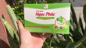 Viên Ngậm Ho Ngọc Phúc Không Đường Giúp Giảm Đau Rát Họng (Vỉ 4 viên)