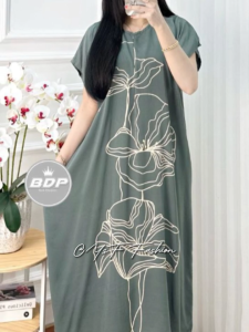 Flash sale daster viral  terbaru rayon motif cantik daster busui jumbo terlaris Ysf Fashion