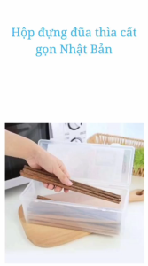Hộp đựng đũa thìa cất gọn - Hàng nội địa Nhật