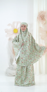 MUKENA TANGGUNG 2IN1 TAS RANSEL KATUN MIKRO ELISE