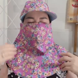 [Xả kho giá rẻ] khẩu trang nón chống nắng vành nhỏ 2 lớp vải lót lưới chống nắng chống ƞám da - Shop Kim Yến 5