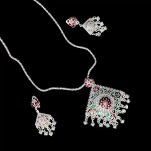 สร้อยคอเจ้านาง ราคาถูกที่สุด (ขายปลีก-ส่ง) สร้อยโชกเกอร์รำเซิ้งลงยา/เจ้าสาว/เจ้านาง/ล้านนา/ลายไทย/ตกแต่งชุดไทย/ออกงานต่าง