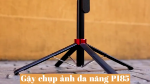 Gậy Chụp Ảnh 4 chân P185 - Tripod Quay Phim Chụp Ảnh Livestream - Gậy Tự Sướng 3 Chân Có Remote - Giá Đỡ Điện Thoại Máy Ảnh Go Pro 4 Chân Thiết Kế Gấp Gọn Kéo Dài 180cm Chất Liệu Chắc Chắn Xoay 360 Độ