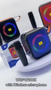 WUF-W106K ลำโพงบลูทูธขนาดพกพา พร้อมไมค์ลอย เสียงดี เบสเเน่น ลำโพงบลูทูธ Wuf ลำโพง Wuf - Lazada