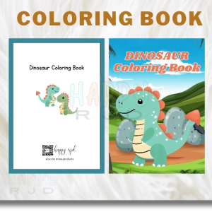 Coloring Book A5 Size | HappyRJD