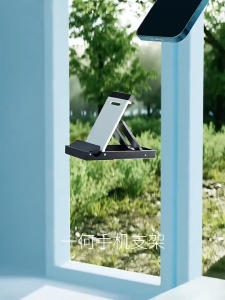 Oatsbasf ขาตั้งโทรศัพท์ แบบพกพา ที่วางโทรศัพท์ ขนาดเล็ก ปรับมุมได้ ขายึดแท็บเล็ต โทรศัพท์มือถือ สังกะสี โลหะ