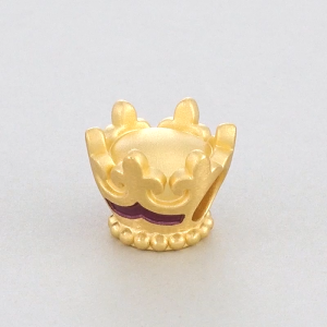 Chow Sang Sang 周生生 Charme Lovely Tales 999 Gold Crown Charm 89298C (Bracelet Not Included)