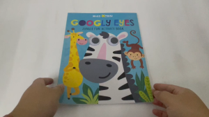 Googly Eyes Jungle Animals Fun Colouring Activity Book For Kids (48 pages)