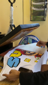 Baju Kaos Pria Dan Wanita lengan pendek motif \"M IN UR AREA\" digital Printing Cotton combed Casual