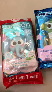Yunikon Baby Wipes Wet Tissue Tisu Basah Bayi & Anak 50s BUY 1 GET 1