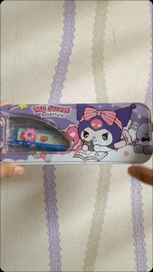 Tempat Pensil Kaleng Kuromi Melody Space B-728 Set Tulis