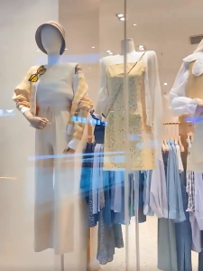 (ผ้าลินินหนา)หุ่นโชว์เสื้อผ้า ไหล่แบนไหล่กว้างโมเดลหญิงเวอร์ชั่นเกาหลีรุ่นอัพเกรด