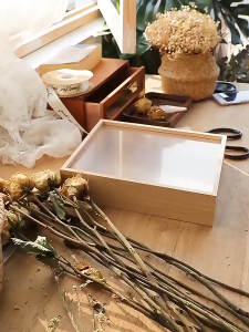 HOL Flower Frame 4cm Depth Hollow Frame double-sided glass photo frame jewelry dehydrated flower storage