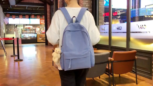 【in Stock】Fashion Backpack Student School Bag Beg Galas Korean Version Girl Backpack Large Capacity Backpack Leisure Travel Backpack 双肩包 背包