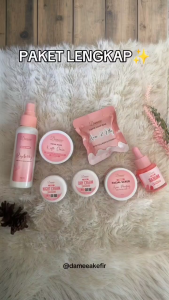 Paket Skincare Kefir Lengkap 7in1 | Dameea Kefir Skincare Package Brightening and Acne Proof | Perawatan Kecantikan dari Organik Susu Kefir Etawa Mengatasi Jerawat Bruntusan Glowing Mencerahkan | Masker Cream Toner Serum Cream Face Wash