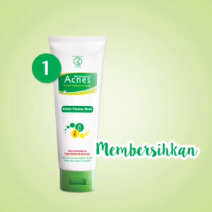 Acnes Creamy Wash 100 Gram/Sabun Cuci Muka Untuk Wajah Berjerawat/Perawatan Jerawat
