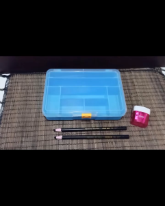 Kotak Peralatan Menggambar Kotak Serbaguna Pensil Kaca Dan Rautan Pensil Penebal Peralatan Menggambar