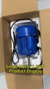 Electric Motor Single Phase Motor 220V Electric Induction Motor 1.0HP small motor Induction All Copper Motor Double Value Capacitor Grinder Motor Single Phase Horizontal Motor Suitable For Various Grinding Tools